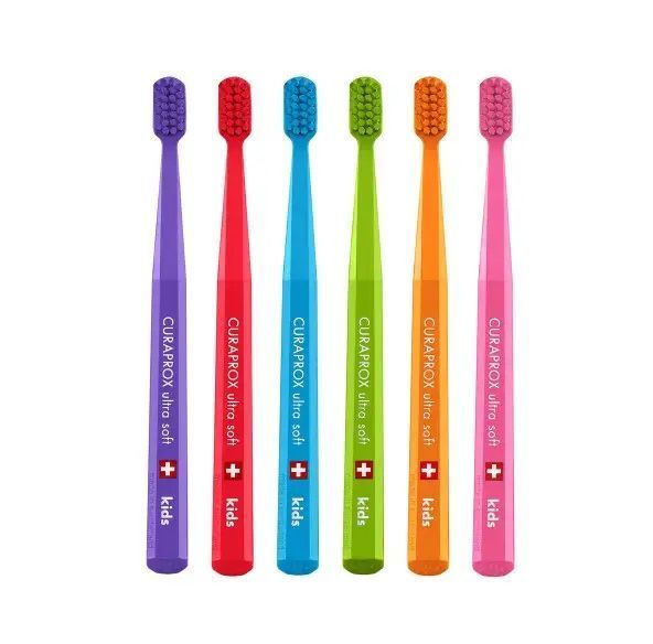 Curaprox 5500 Kids Ultra Soft зубная щетка детская, 1шт 8310-6322 фото