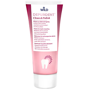 Зубна паста для чищення та полірування зубів Dr. Wild Depurdent, 75г 4110-6803 фото