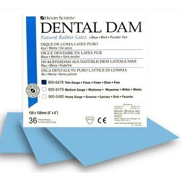 Платки для коффердама Henry Schein Dental dam 1710-4956_179A фото