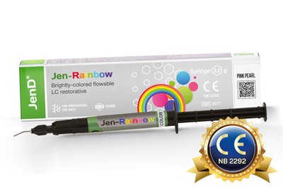 JEN-RAINBOW детская цветная пломба 1.5 г шприц зелений 7510-2101 фото