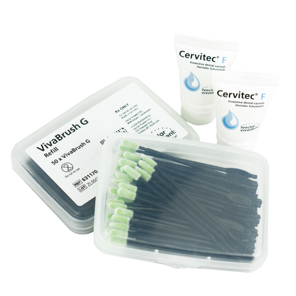 Cervitec F Refill Tube 2x7г захисний лак Ivoclar 7610-6754 фото