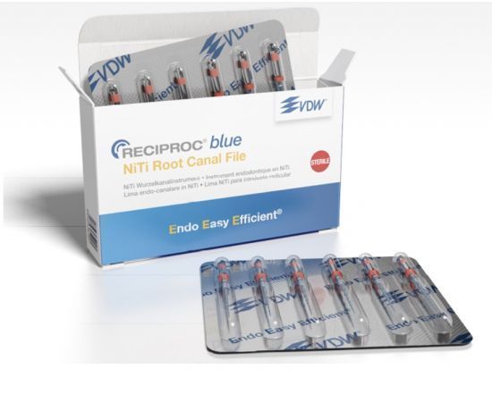 RECIPROC blue Ni-Ti file VDW (6шт) 25 mm 4410-4740 фото