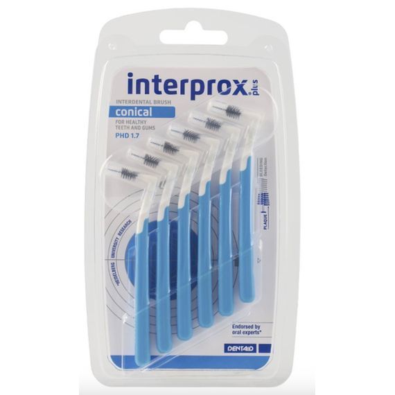 INTERPROX Plus 2G Conical 1.7 мм 6 шт Dentaid 5410-1335 фото