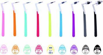INTERPROX Micro Plus 2G 0.9мм Dentaid(6 шт.), щітка міжзубна 9510-1833 фото