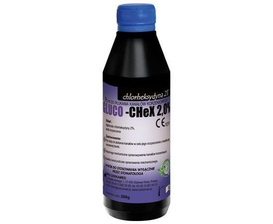 GLUCO-CHex 2% Cerkamed (Хлоргексидин) 200мл 1410-6544 фото