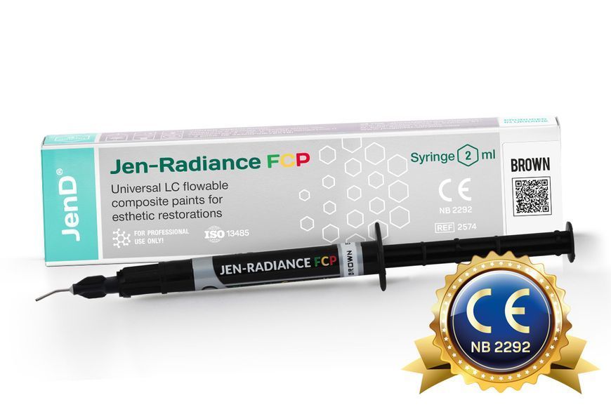 Jen-Radiance FCP композитная краска шприц 4 г Brown (коричневый) 9210-2294 фото