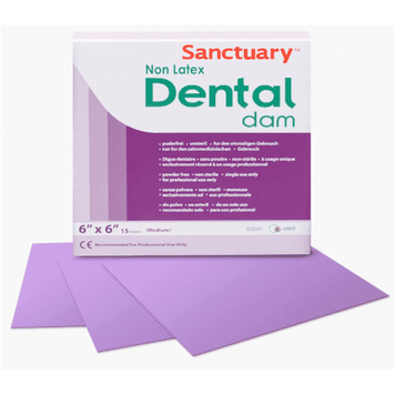 Безлатексные платки для коффердама Sanctuary Dental Dam 15 шт 7310-2243 фото