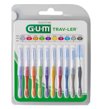 GUM Trav-Ler мікс (10 шт.), щітки міжзубні 6910-2266 фото