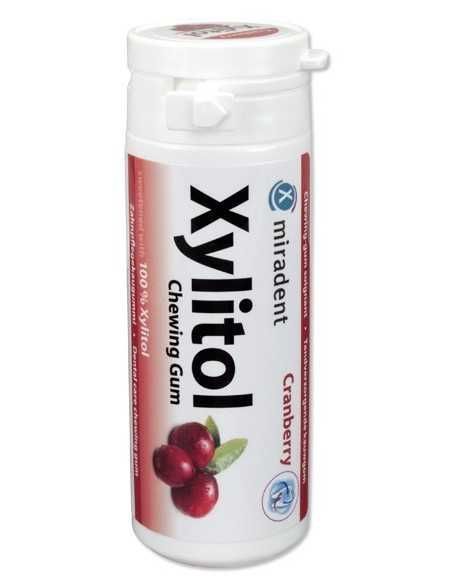 Xylitol Chewing Gum Miradent жувальна гумка з ксилітолом, 30 шт свіжі фрукти (fresh fruits) 3710-2493 фото