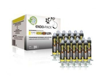 Шприци для промивання ендодонтичні ENDO-PACK (Хлораксід 5.25%) Cerkamed 20шт, 5мл 2610-6610 фото