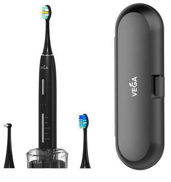 Vega VT-800 Black електрична звукова зубна щітка для дорослих, чорна 5210-7944 фото