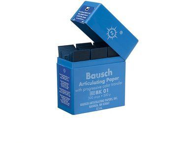 Артикуляционная бумага BK01 Bausch, 200 мкм, 300 листов 3810-6256 фото