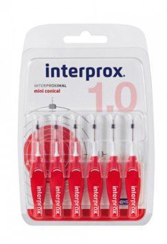 INTERPROX 4G Mini Conical 1.0 мм Dentaid(6 шт.), йоршики для чищення зубів 2910-2435 фото