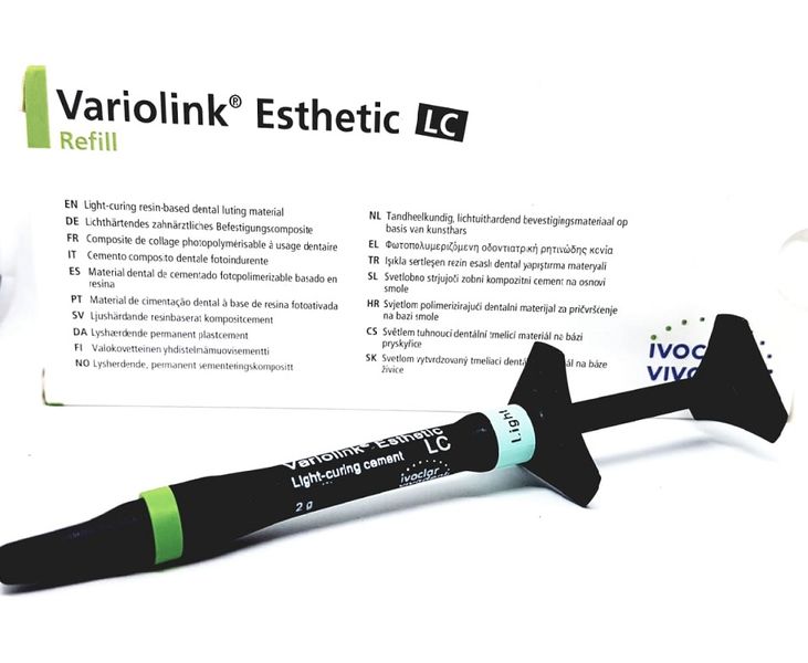 Variolink Esthetic LC Ivoclar шприц 2 г Light+ 00033 фото