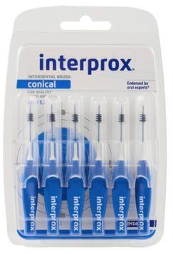INTERPROX 4G Conical 1.7 мм Dentaid(6 шт.), йоршики для чищення зубів 7010-2437 фото