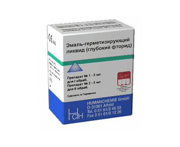 Humanchemie (5 мл. + 5 мл.), герметик для эмали 7810-1230 фото