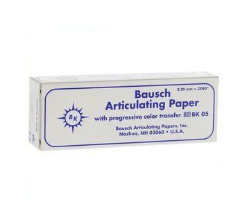 Bausch, Articulating Paper BK05 (300 листов), бумага артикуляционная 5110-2154 фото