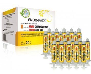 Шприци для промивання ендодонтичні ENDO-PACK (Citric) Cerkamed 20шт, 5мл 8810-6873 фото
