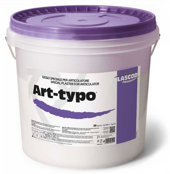 Art-typo Lascod гіпс для артикулятора 3 класу, білий, 20 кг 1510-7916 фото